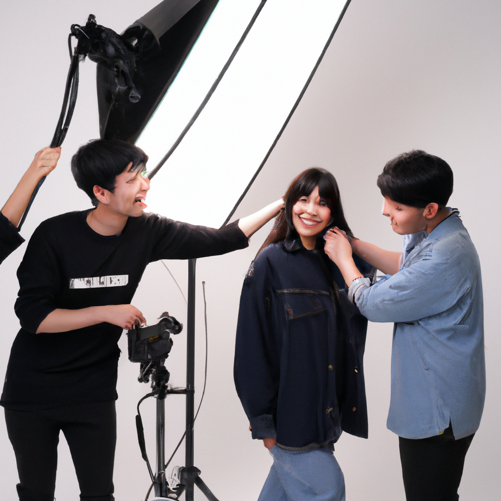 撮影チームの雰囲気